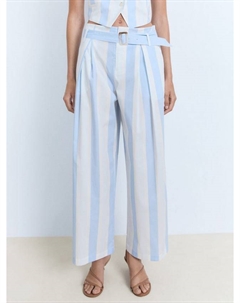 Dulce Stripe широкие кюлоты, Pastel Blue/Multi Mango