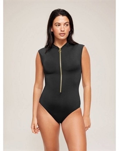 Купальник цельный с застежкой-молнией спереди, Black Seafolly