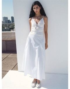 Юбка миди Blanca, White Mango