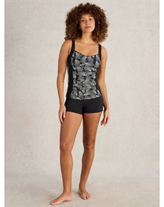 Топ-танкини Splash, Black/Multi White stuff