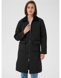 Куртка Anneli с застежкой-молнией спереди удлиненная, Black Kaffe