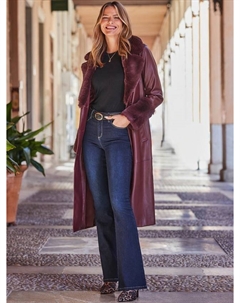 Джинсы с завышенной талией и расклешенным низом, Dark Indigo Sosandar