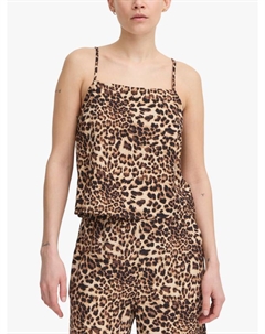 Топ Anisse с леопардовым принтом, Sandshell/Brown Ichi