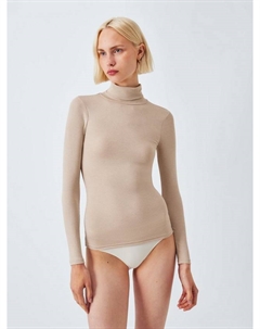 Термобелье с подогревом и ребристым воротником, Oatmeal John lewis