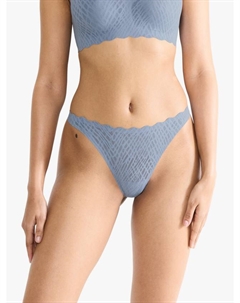 ZERO Feel Bliss трусики-стринги, Bluish Grey Sloggi