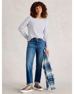 Топ Clara Sparkle в полоску, Ivory/Multi White stuff