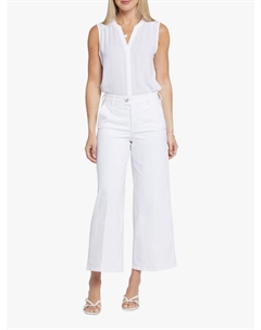 Джинсы Mona Wide Leg с укороченным кроем, Optic White Nydj