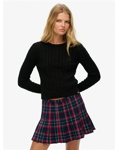 Эссеншиалс слим кабельный джемпер, Black Superdry