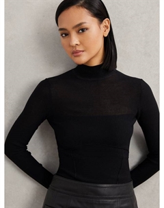 София топ из сетчатой вязки, Black Reiss