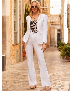 Широкие расклешенные джинсы Sosandar