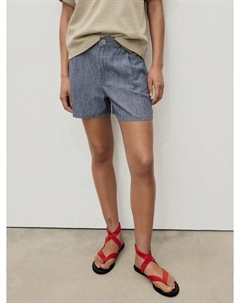 Джинсовые шорты Ibiza в полоску, Medium Blue Mango