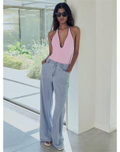 Vionet широкие джинсовые брюки, Blue Mango