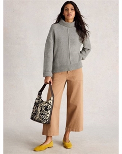 Марианна водолазка из шерстяной смеси White stuff