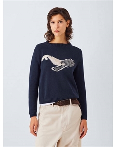 Свитер Nespola Whale, Navy/Beige Weekend max mara