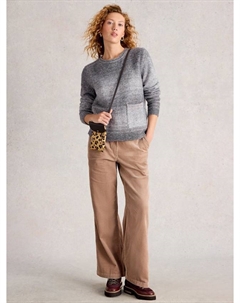 Свитер Lilbet из омбре пряжи, Grey/Multi White stuff