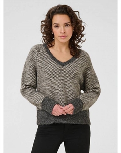 Свитер Melinda с фактурной вязкой, Grey Kaffe