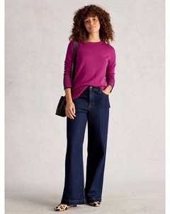 Оливковый джемпер с цветными блоками, Dark Plum White stuff