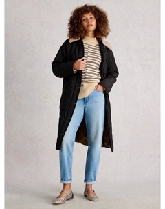 Нат водолазка в полоску из хлопковой смеси White stuff