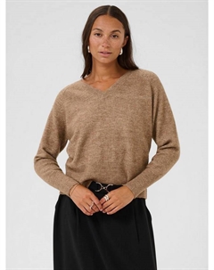 Джемпер Niel с V-образным вырезом, Toasted Coconut Kaffe