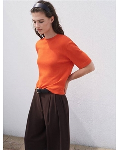 Лонгслив Luccas с рукавом 3/4, Dark Orange Mango