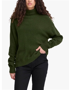 Dasila джемпер с длинными рукавами и воротником-стойкой, Rifle Green Ichi