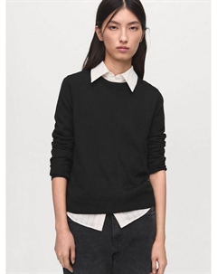 Свитер Lucca с круглым вырезом, Black Mango