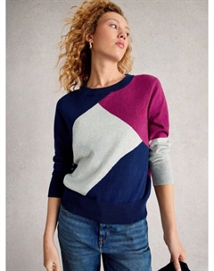 Джемпер Katie Abstract из хлопковой смеси White stuff