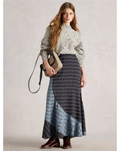 Моно вязаный джемпер с высоким воротником White stuff