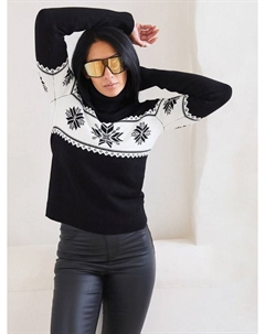 Облегающий водолазный джемпер, Black The little tailor