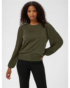 Регина свитер с пышными рукавами и круглым вырезом Kaffe