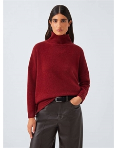 Борджиа свитер с воронкообразным воротником из чистой шерсти, Berry Red Weekend max mara