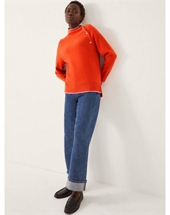 Белла джемпер с высоким воротником на пуговицах Monsoon