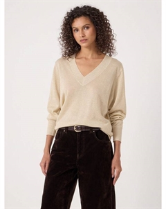 Джемпер Gracey с V-образным вырезом, Gold Hush