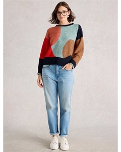 Джемпер Freya с абстрактным принтом White stuff