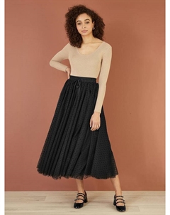 Тюлевая сетчатая юбка, Black Yumi