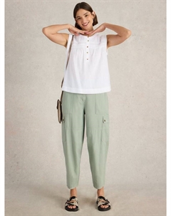 Топ без рукавов Isla из органического хлопка, White White stuff