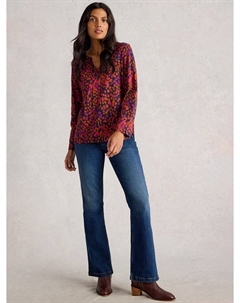 Топ Weaver Abstract Spot, Navy/Multi White stuff