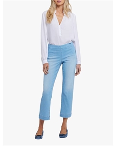 Брюки Bailey Relaxed Straight Ankle Pull-On из мягкого денима Soft-Contour, Canary Beach Nydj