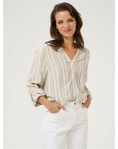 Топ Milia в полоску, Natural Beige Kaffe