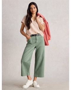 Топ с вышитой полосой, Ivory/Multi White stuff