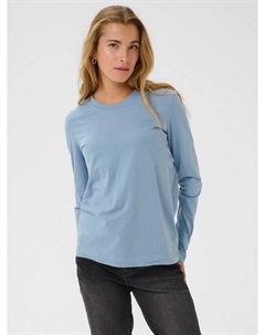 Футболка KAmarin с длинным рукавом и круглым вырезом из хлопка Kaffe