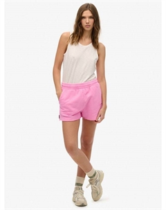 Шорты Essential Logo с эффектом окрашивания, Lilac Chiffon Superdry