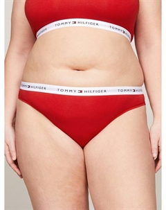 Трусы-стринги с логотипом Curve на поясе, Primary Red Tommy hilfiger