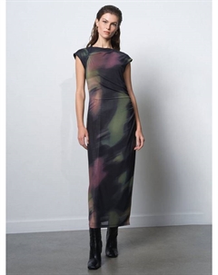 Платье макси Lara Terissa приталенного кроя из сетчатой ткани, Multi French connection