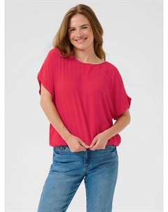 Топ с круглым вырезом Amber Stanley, Mid Red Kaffe
