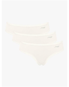 GO Crush Hipster трусики, Pack of 3, Silk White Sloggi