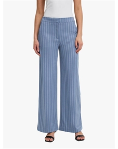 Брюки Kate Stripe с широкими штанинами, Blue Ichi