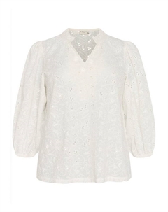 Хлопковая блузка KCtenna, Chalk Kaffe curve