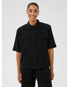 KAnaya Liah хлопковая утилитарная рубашка, Black Deep Kaffe