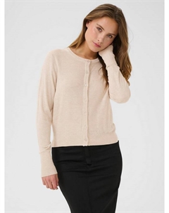 Кардиган Amalia с круглым вырезом, Beige Kaffe